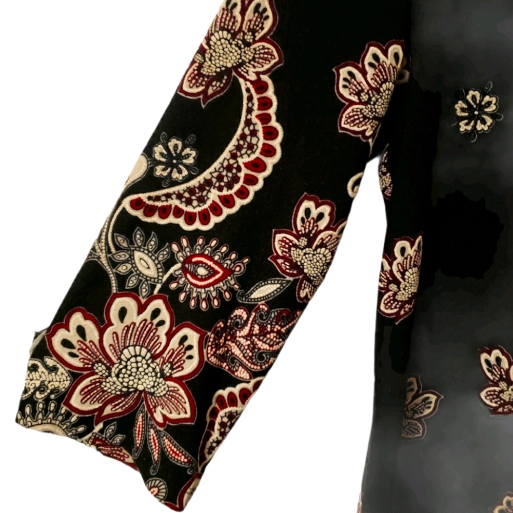 R&K Floral Dress. Size 8 - Picture 3 of 4